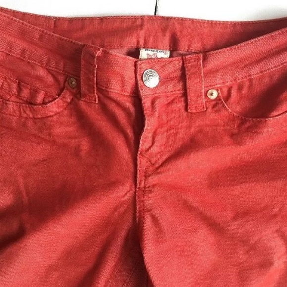 True Religion Corduroy skinny pants red SZ 28 - Picture 3 of 12